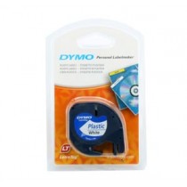 DYMO 91201 Letra Tag 機用標籤帶 (白底黑字)
