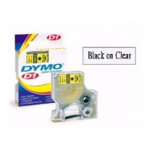 DYMO SC43610  D1 標籤帶  6mm x 7M (透明底黑字)