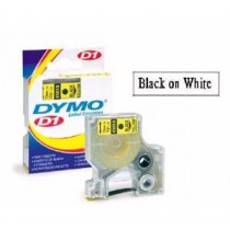 DYMO SC45013  D1 標籤帶  12mm x 7M (白底黑字)