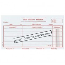 315 英文傳票 - CASH RECEIPT