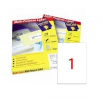 SMART LABEL CT2586LC1-10 A4 LASER CLEAR LABEL (1'S)