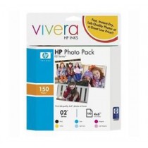 HP CG849AA Photo Pack (No.02) ,120Sht,4R