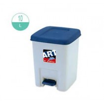 417 方型腳踏開蓋灰色廢紙膠桶