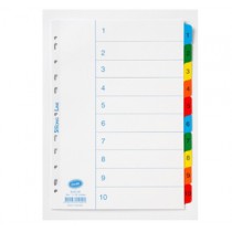 BANTEX 6240 MYLAR INDEX A4 (1-10)