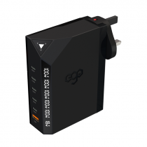 EGO EXINNO+ 180W GAN 6-PORST USB CHARGER - BLACK (EX120-BLACK)
